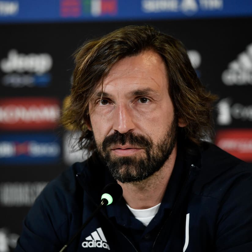 Coach Pirlo previews Juve-Napoli