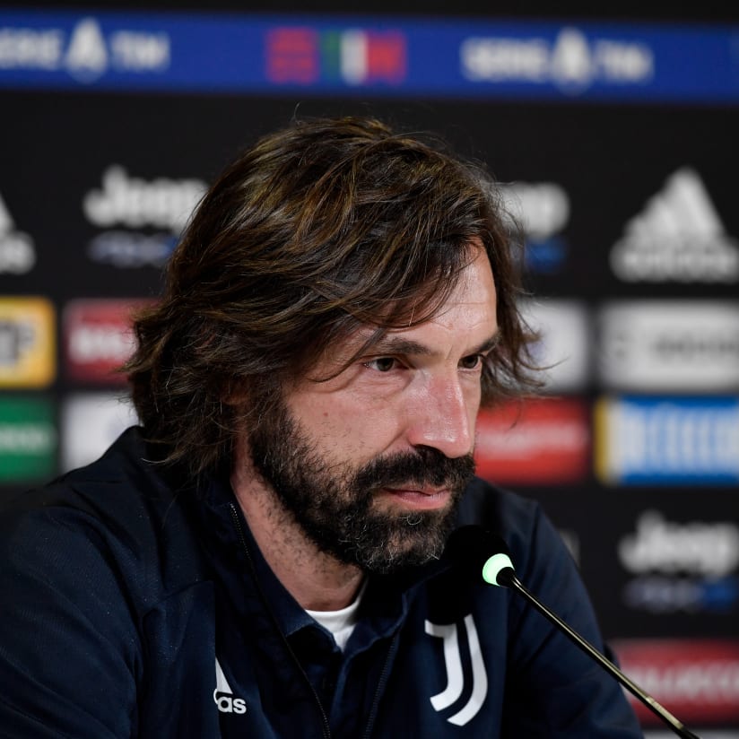 Coach Pirlo presents Juve-Inter