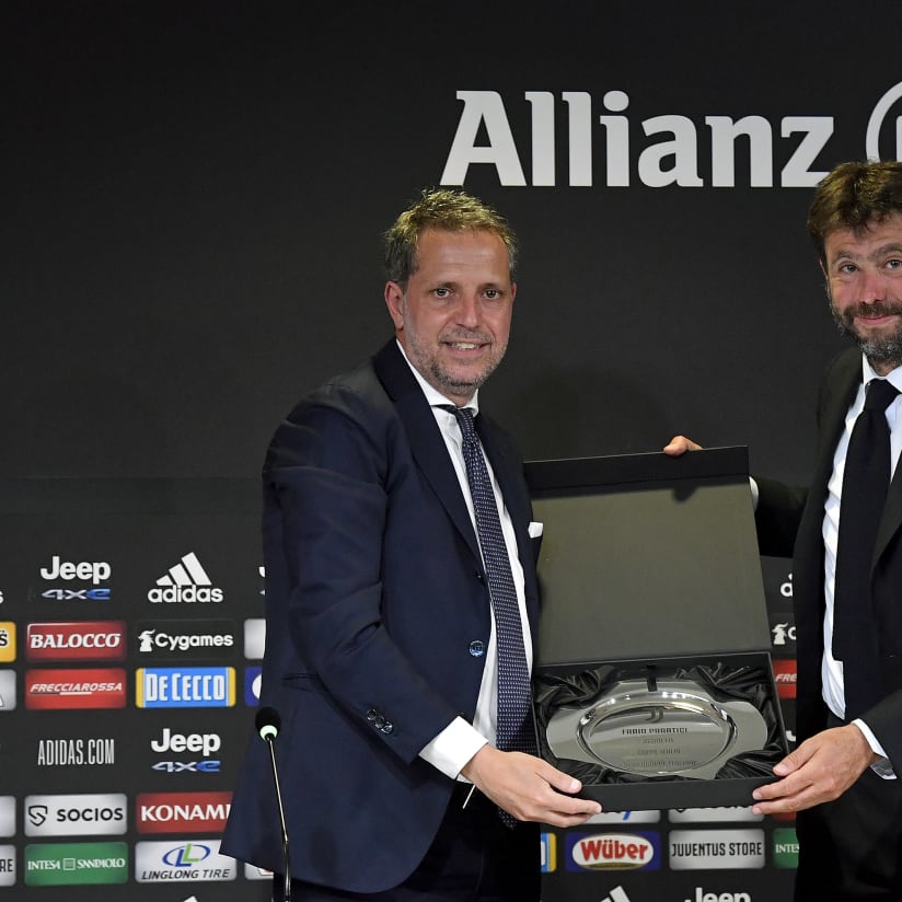 Paratici: «Grazie Juventus»