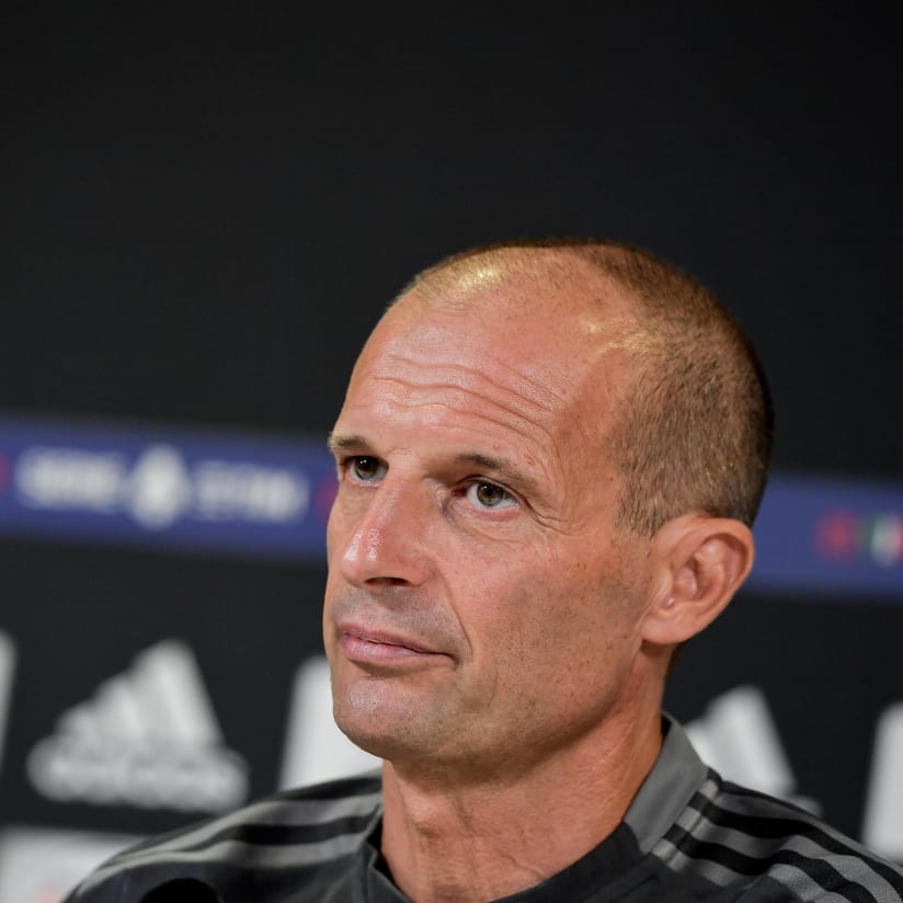 Allegri: "A great and important match against Milan"