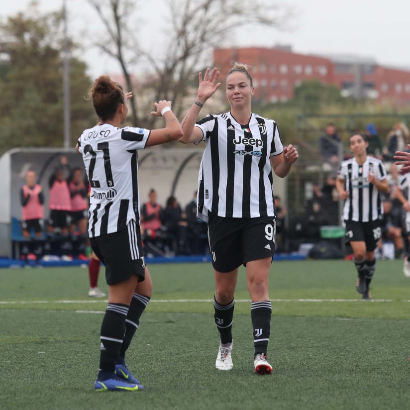 Juventus Women earn 8-1 victory in Rome