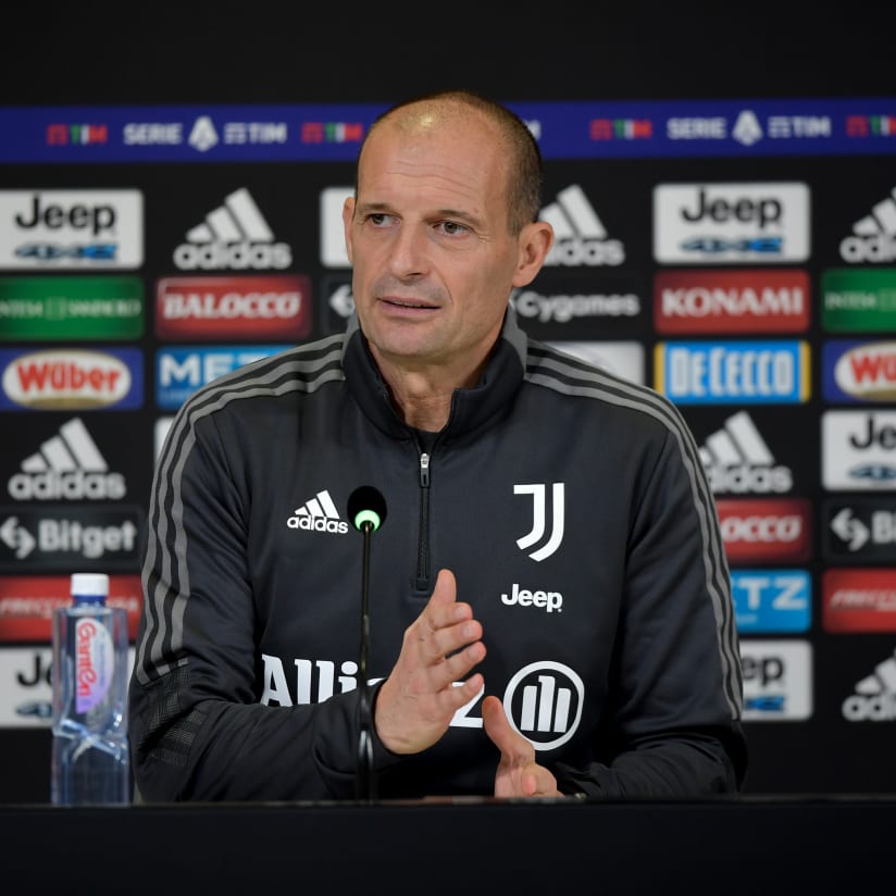 Allegri verso Juve-Udinese: «Partita da vincere»