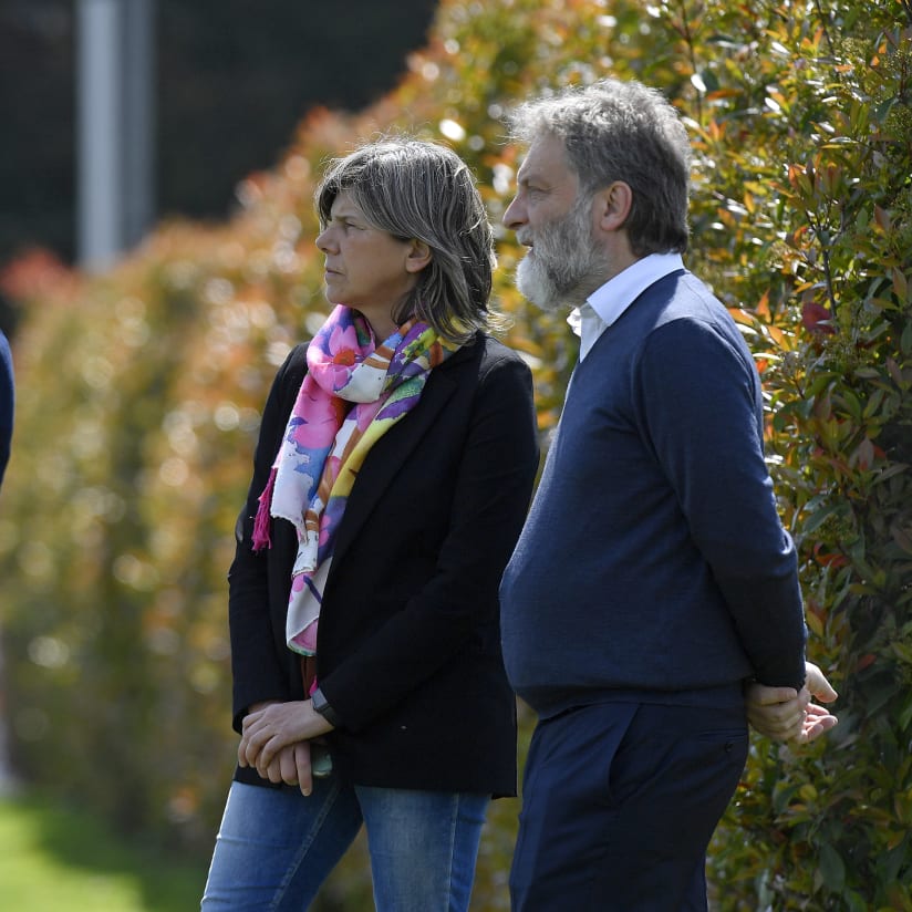 Bertolini visits the Bianconere