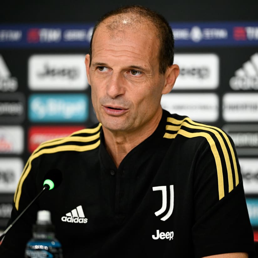 Allegri: «Dobbiamo dare continuità alla vittoria nel Derby»