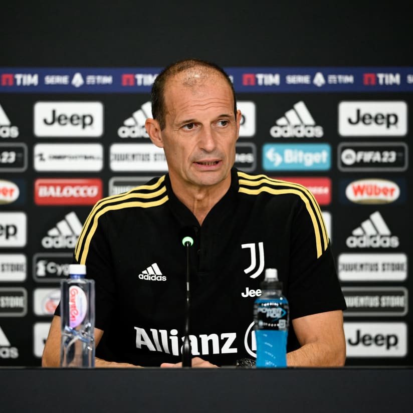 Allegri: «Dobbiamo fare un altro passo: battere il Verona»