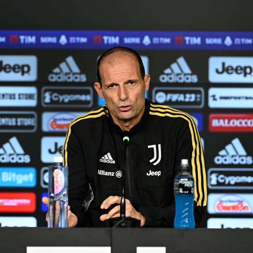 Allegri: “Let's get back to winning ways”