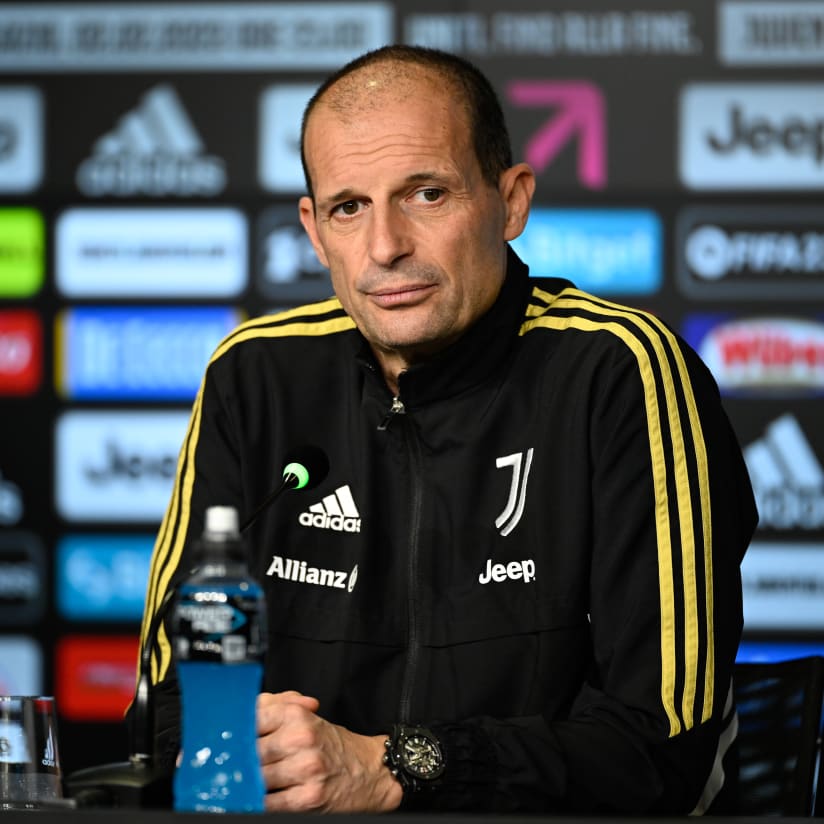 Allegri: "Maximum concentration versus Spezia"