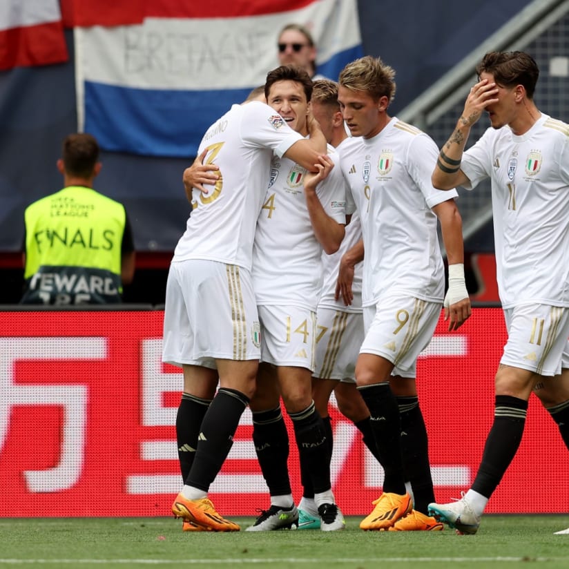 Chiesa in gol, Italia terza in Nations League