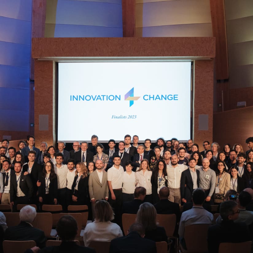 Juventus on the field at Innovation 4 Change