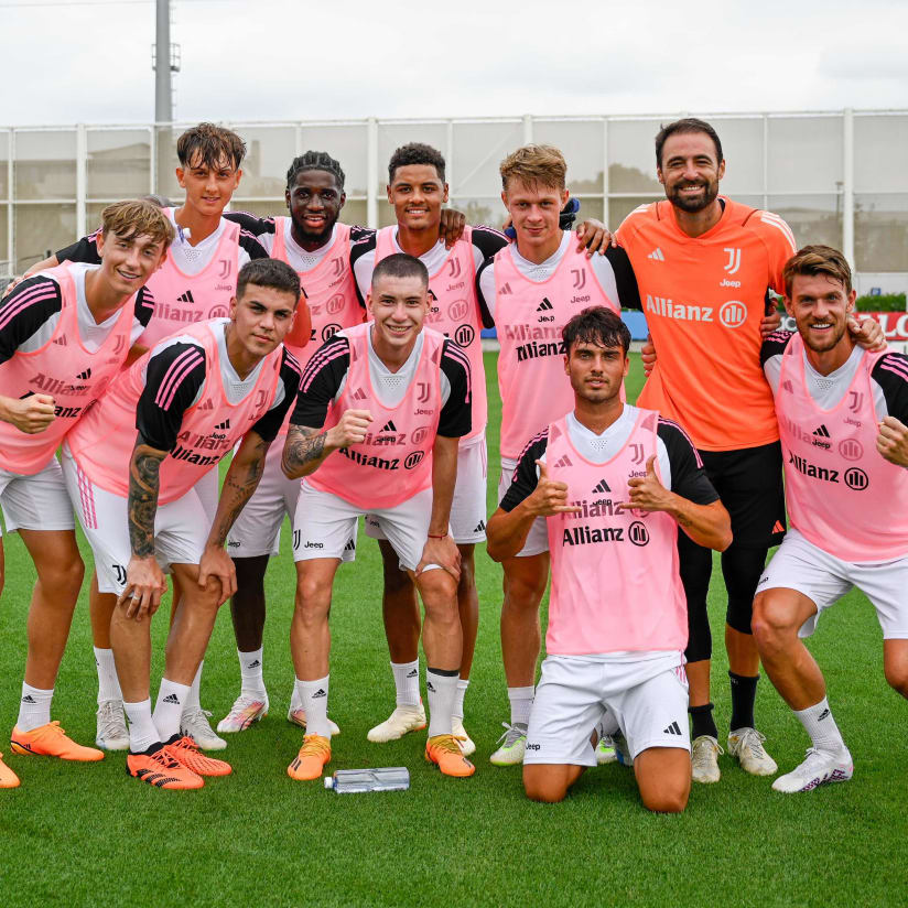 L'allenamento dei bianconeri di giovedì 13 luglio