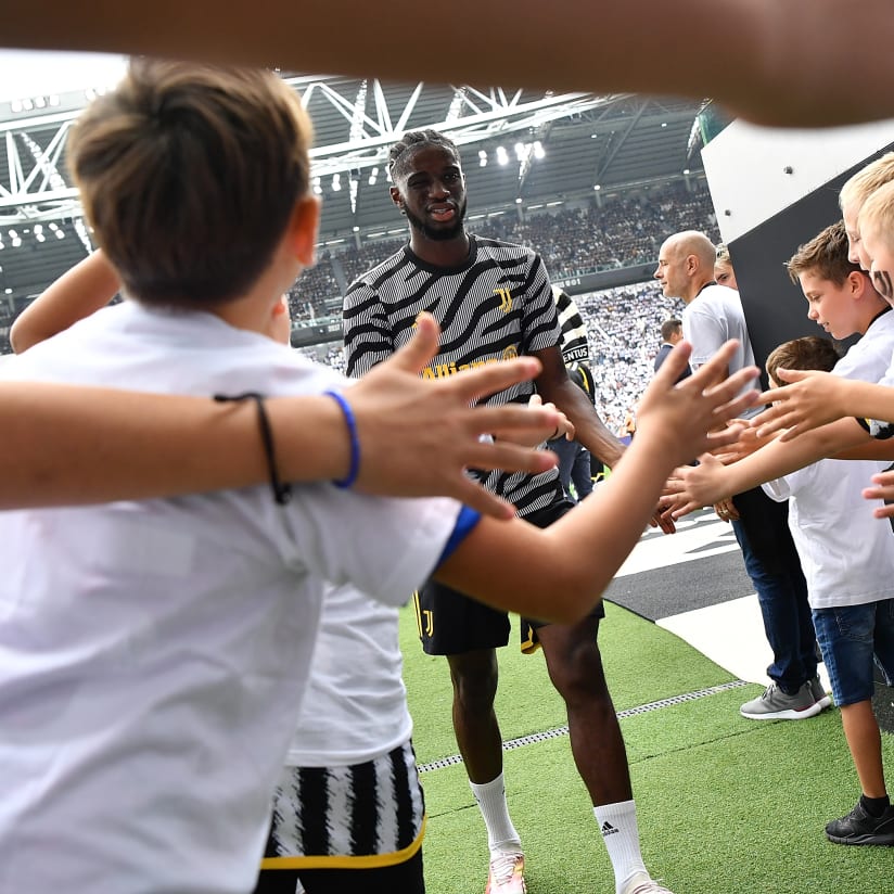 I giocatori della Juventus in campo oggi con la Nazionale