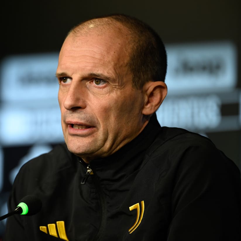 La conferenza stampa di Allegri alla vigilia di Juventus-Salernitana