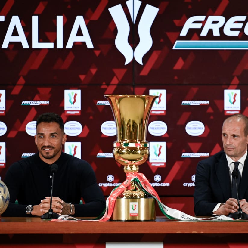 La conferenza stampa di Allegri e Danilo alla vigilia di Atalanta-Juventus