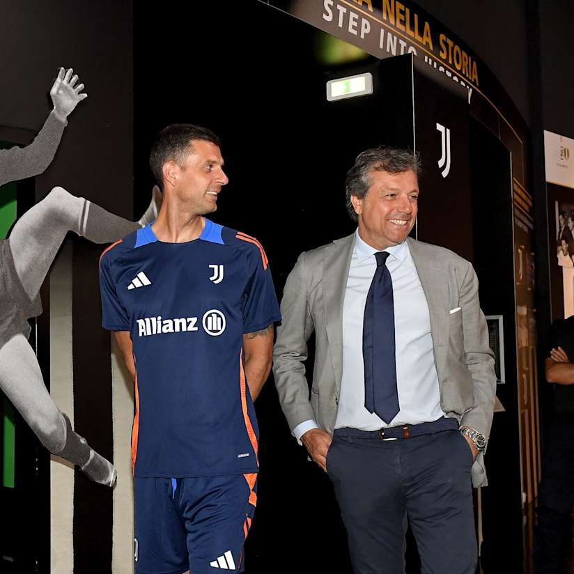 Gallery | Thiago Motta in visita allo Juventus Museum