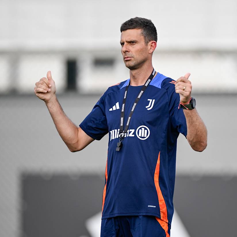 Training Centre | Thiago Motta’s first training session