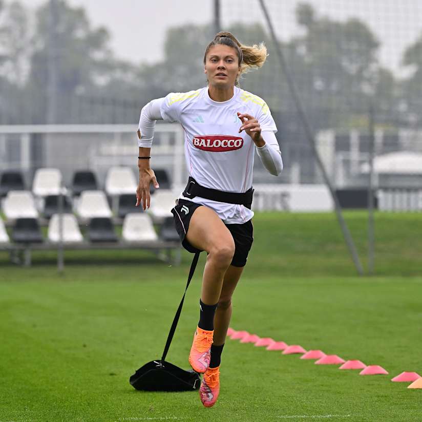 Gallery | Bianconere in campo verso il Bayern