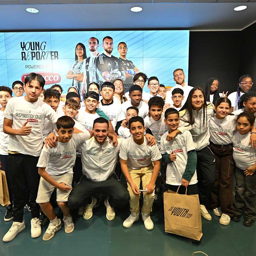A special event with Young Reporters at the Allianz Stadium