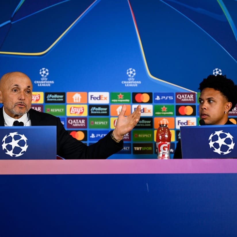 Spalletti & McKennie: We're expecting a heated atmosphere