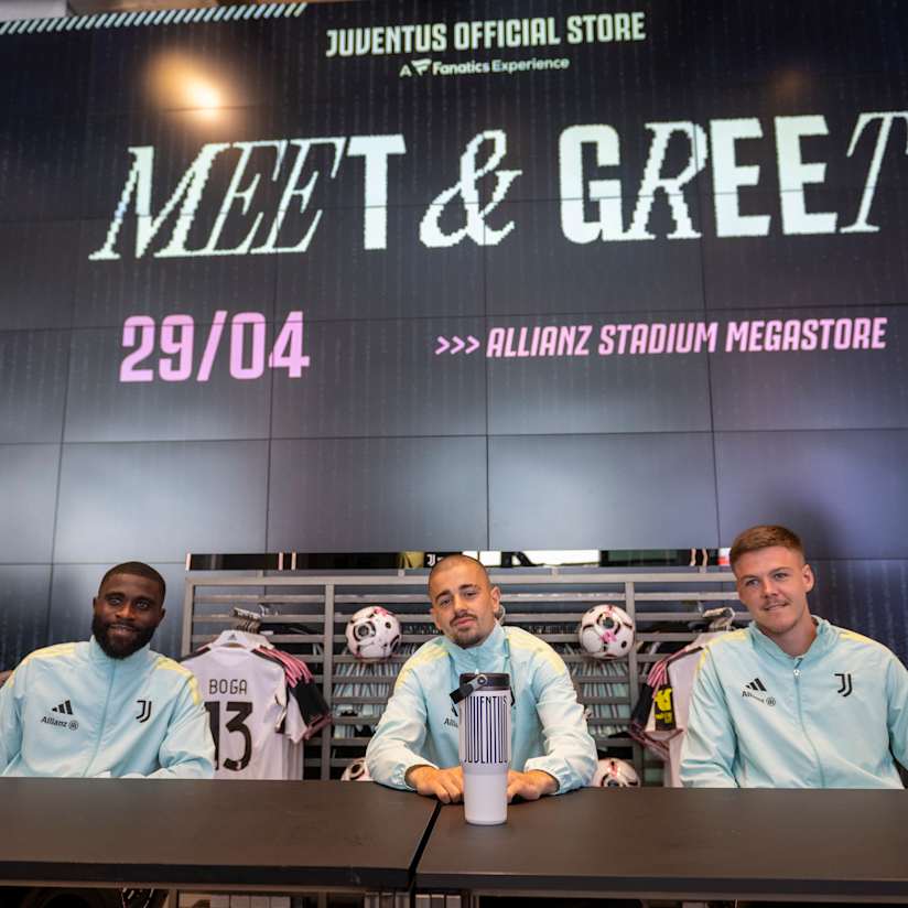 Gallery | Meet and Greet allo Juventus Store con Boga, Holm e Zhegrova
