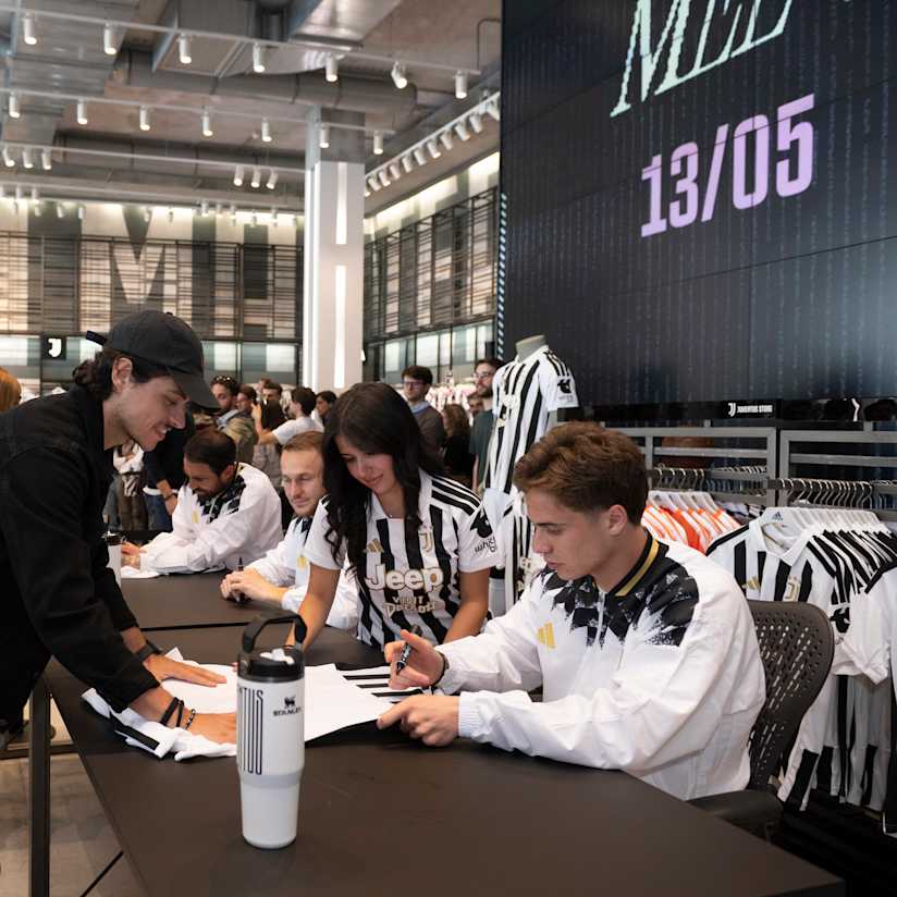 Gallery | Meet and Greet allo Juventus Store con Yildiz, Pinsoglio e Koopmeiners