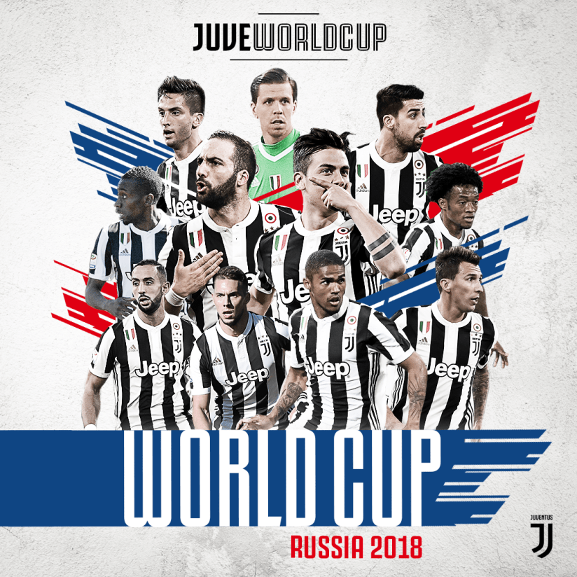 Undici bianconeri e un record da difendere: inizia il Mondiale 2018!