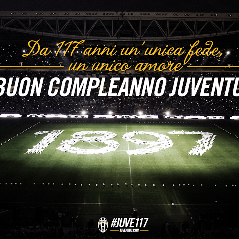 #Juve117: buon compleanno Signora
