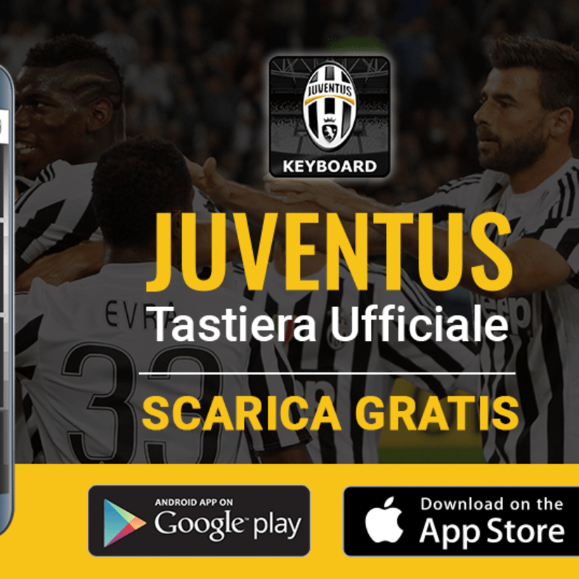 Una Juventus Keyboard per il vostro cellulare