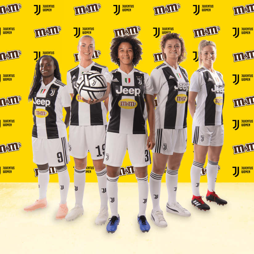 M&M’s menjadi sponsor seragam Juventus Wanita