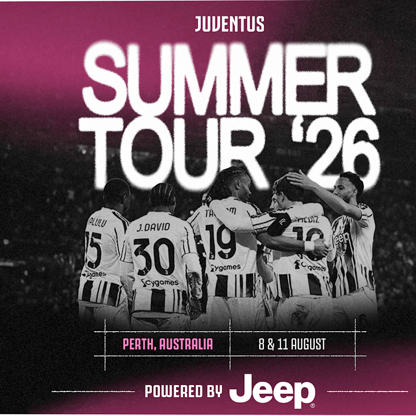 Juventus Summer Tour powered by Jeep: Australia awaits