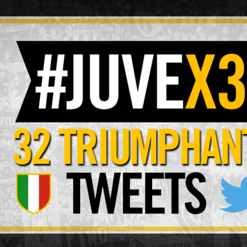 I vostri migliori 32 tweet #JuveX3