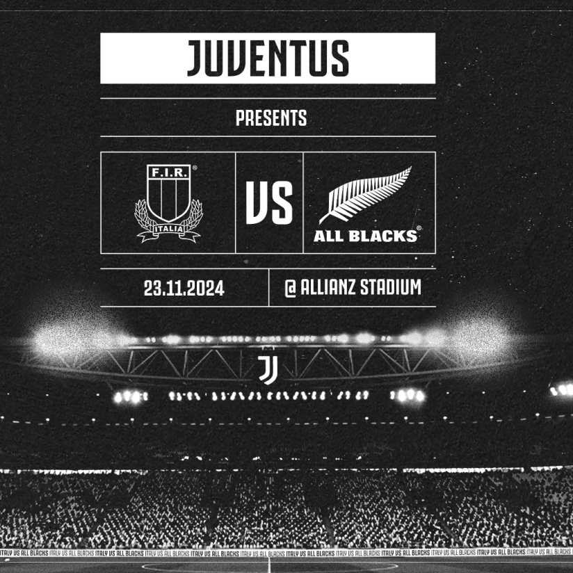 23 November: Juventus hosts major rugby spectacle in historic first for the Allianz Stadium!