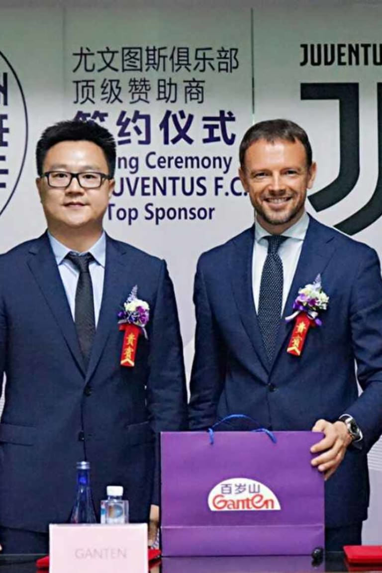 Siglata la partnership globale fra Juventus e Ganten Water