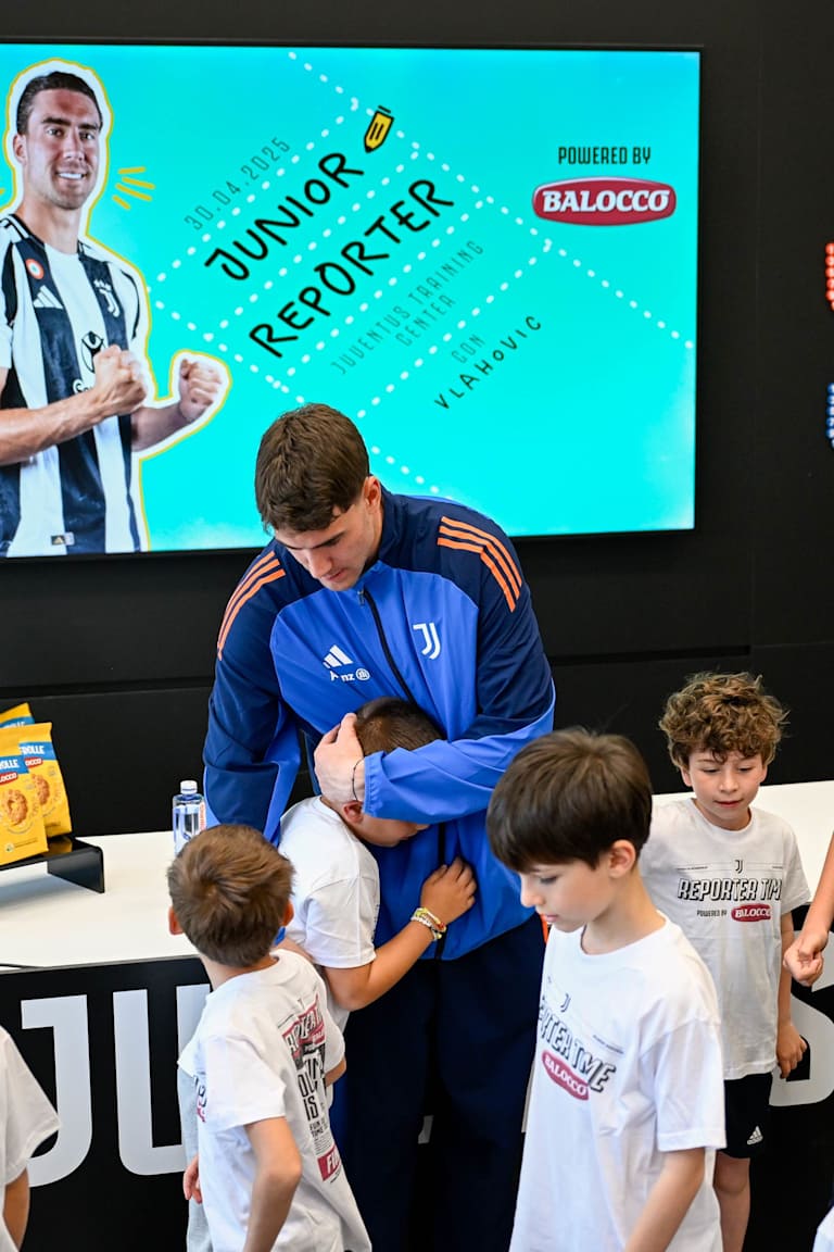 Junior Reporters Q&A with Dusan Vlahovic