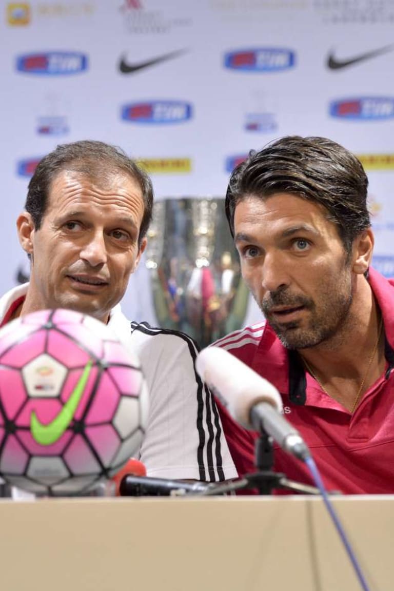 Allegri dan Buffon siap untuk final Super Coppa 