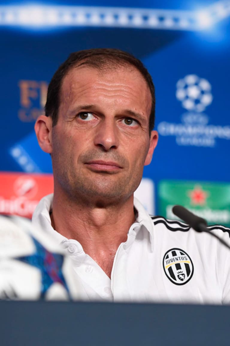 Allegri: «Voglia, convinzione, sacrificio: siamo qui per vincere»