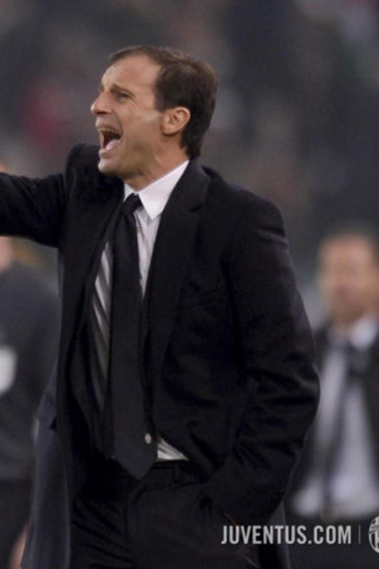 Allegri berikan pujian bagi para pemainnya setelah lolos ke babak sistem gugur