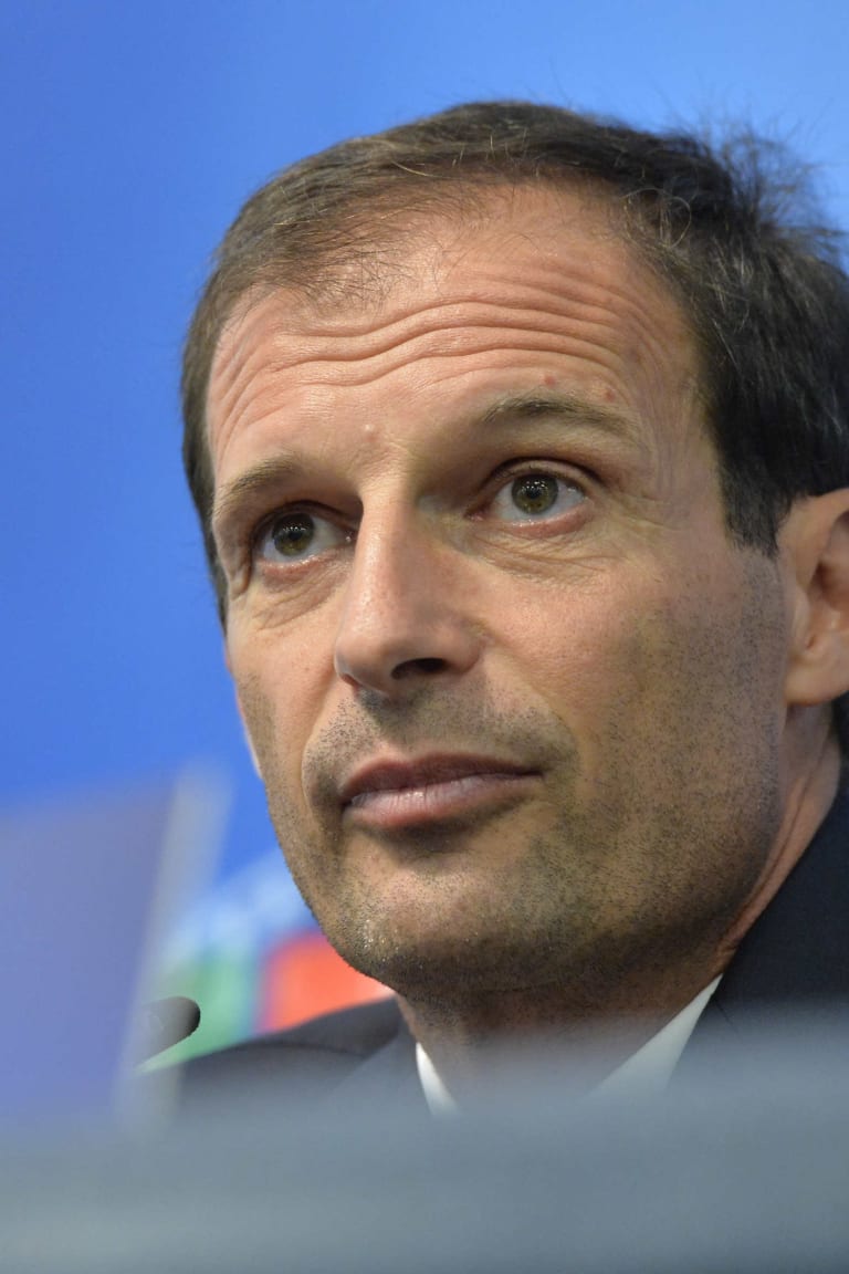 Allegri: "Intensitas, keberanian dan fokus"
