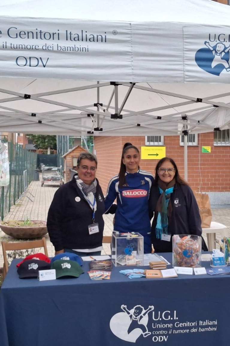 Chiara Beccari al Torneo "GiochiAMO per U.G.I.": la Juventus al fianco della solidarietà