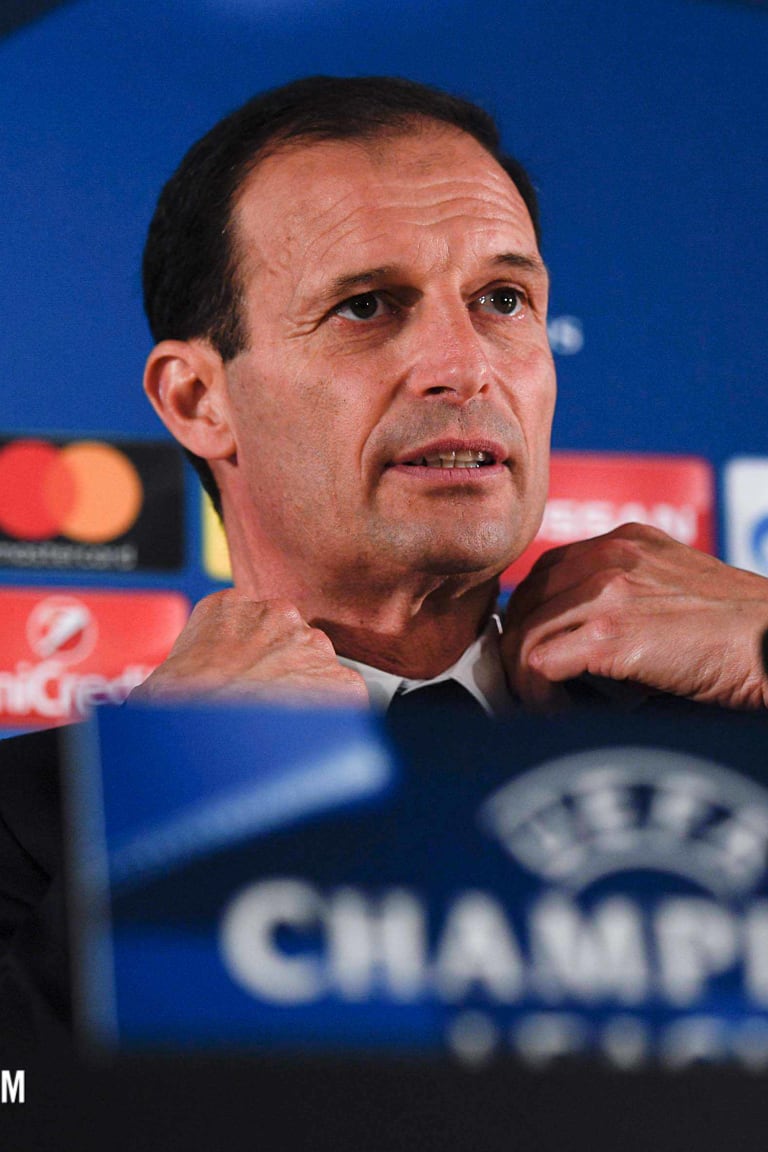 Allegri: «Domani sappiamo che cosa dobbiamo fare»
