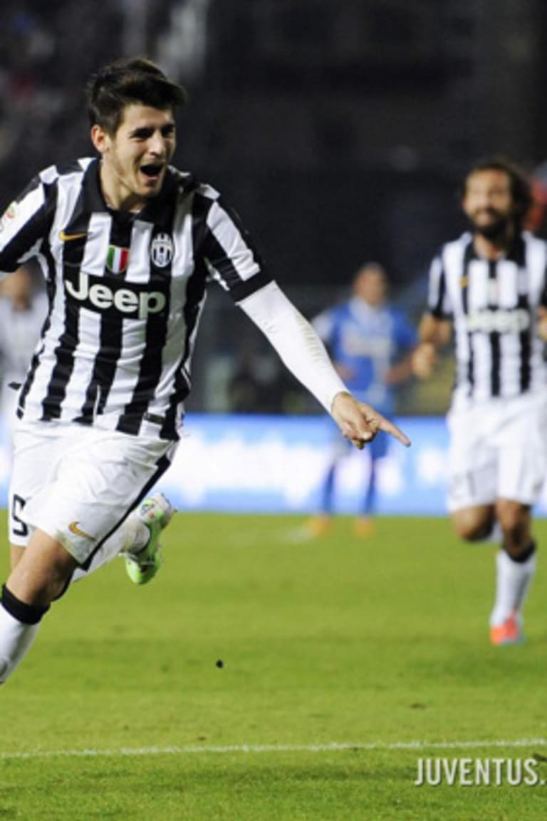 Morata penuh senyuman setelah kemenangan atas Empoli