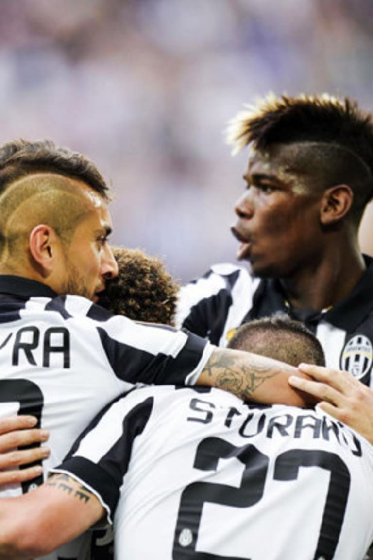 Juve menutup laga kandang terakhir musim ini dengan kemenangan atas Napoli
