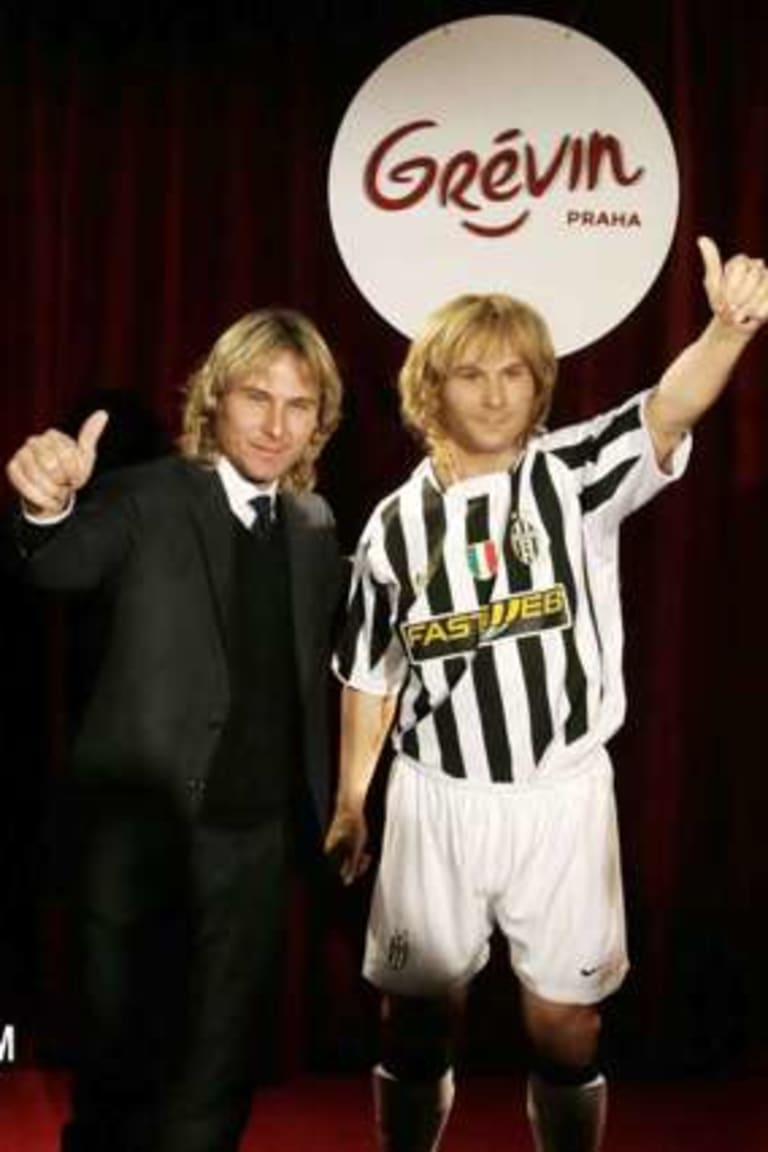 Nedved diabadikan dalam patung lilin di Grévin Museum Praha