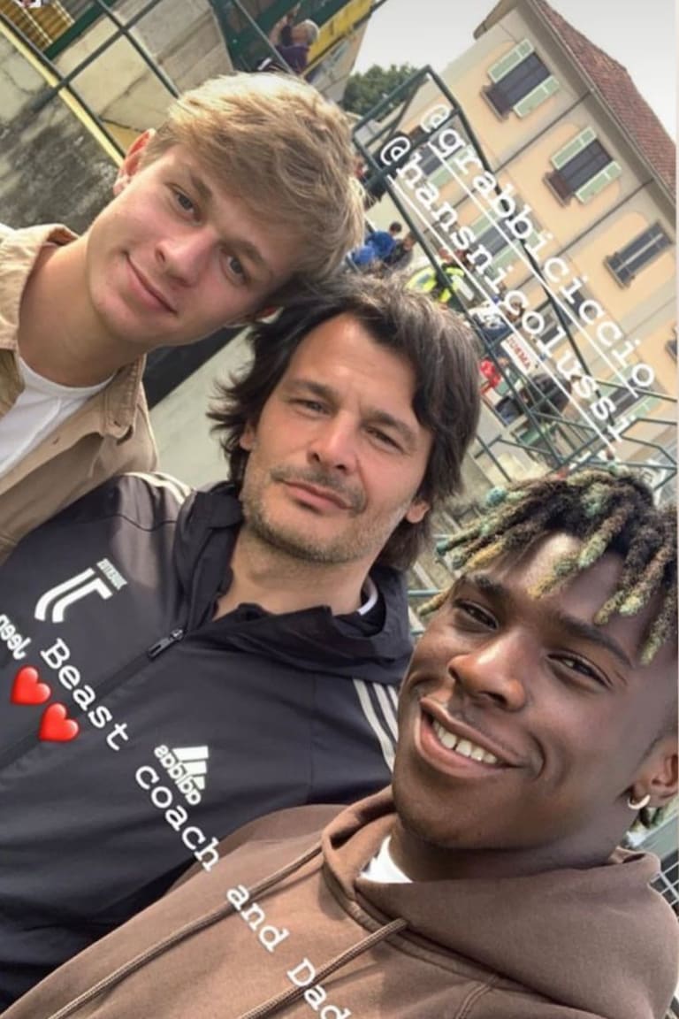 Moise e Hans Con Grabbi in una vecchia Story di Kean