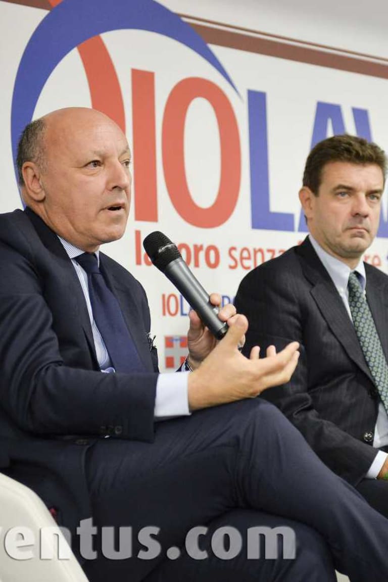 Marotta inaugura “Io Lavoro” allo Juventus Stadium