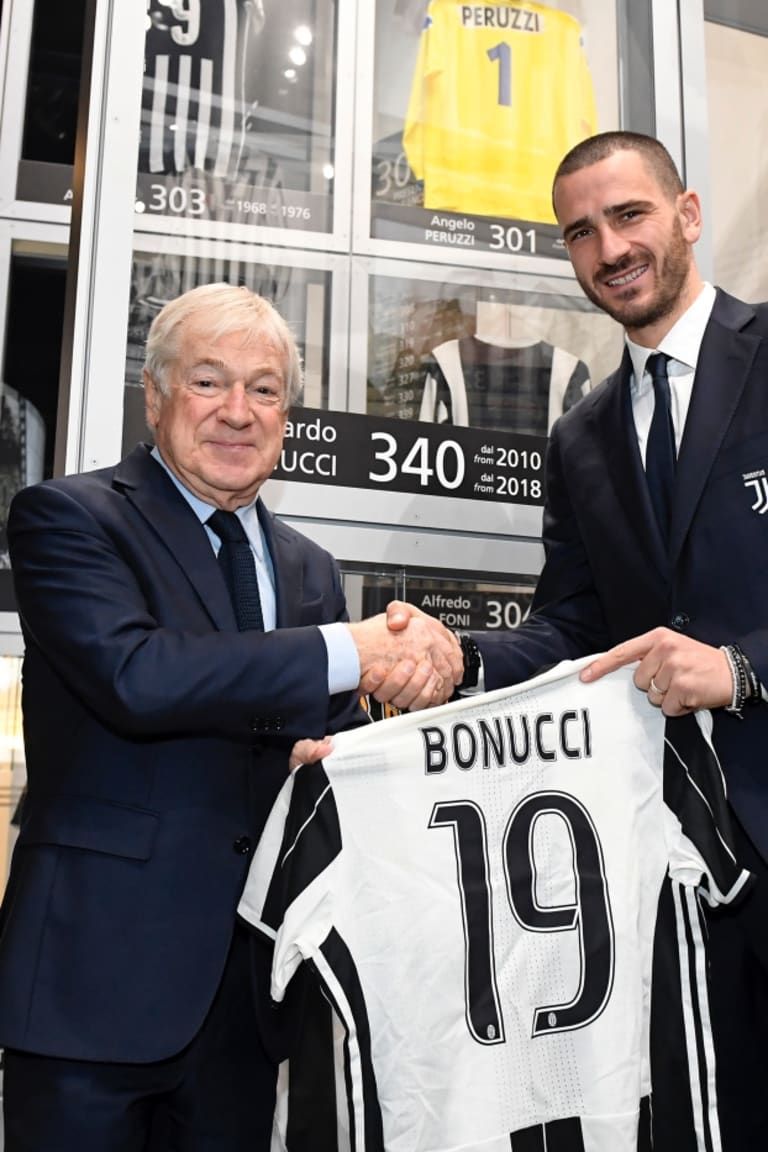 La maglia di Leo allo Juventus Museum!