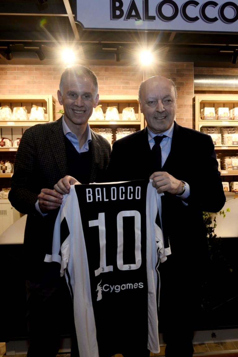 Giuseppe Marotta visits Bottega Balocco