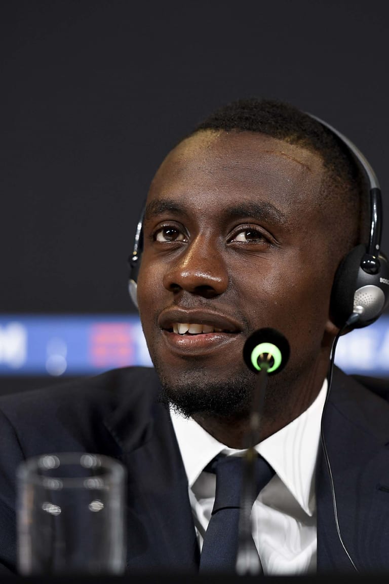 La presentazione di Blaise Matuidi