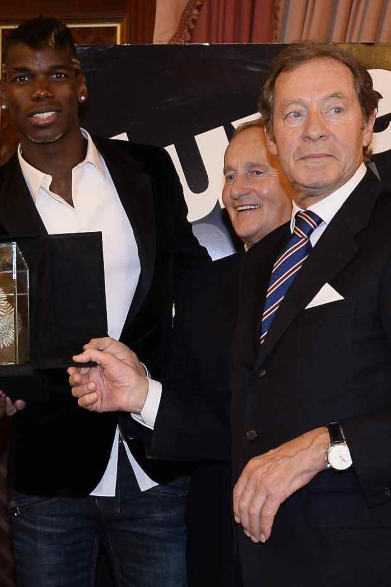 Pogba riceve la Castagna d’Oro