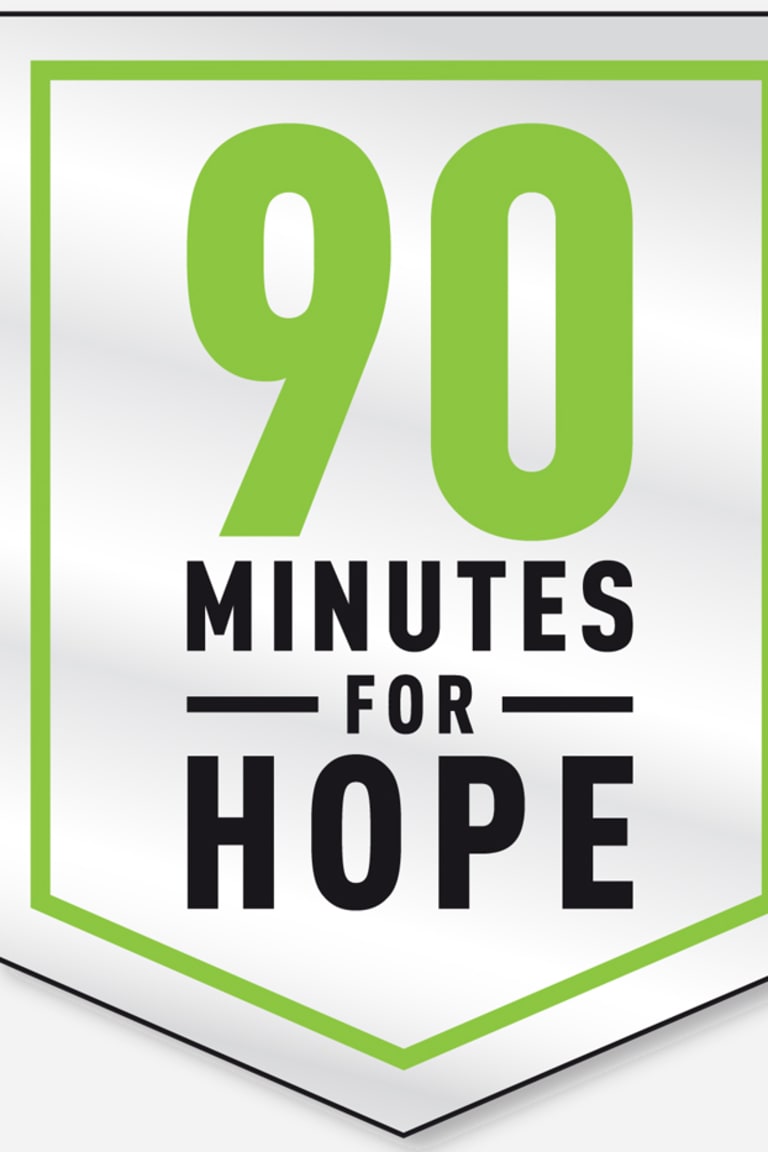 Juventus mendukung #90MinsForHope