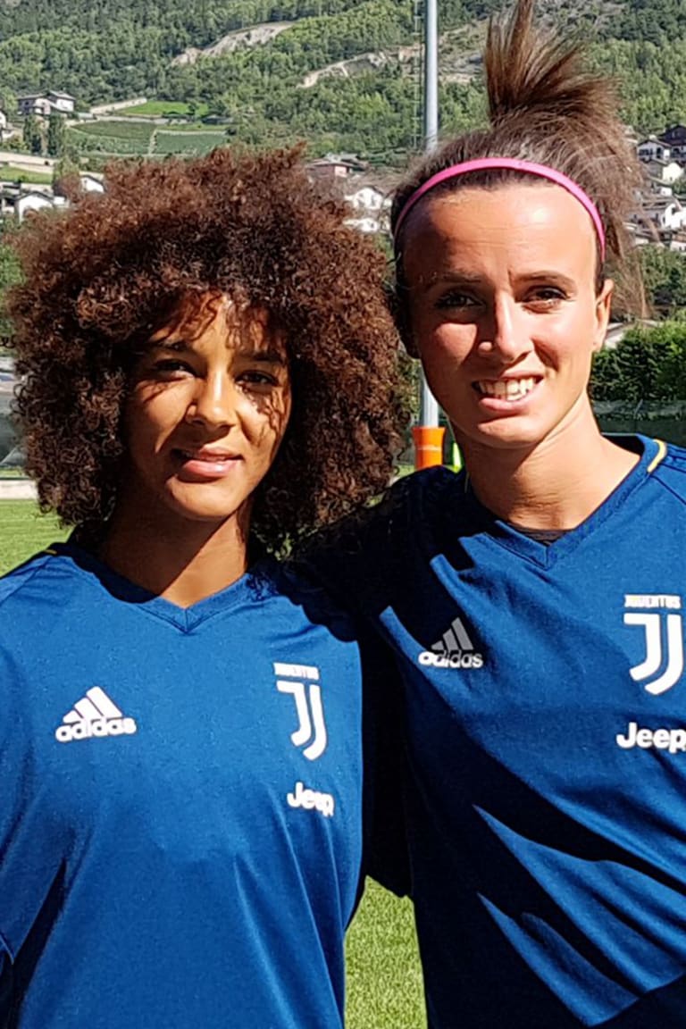 La Juventus Women al lavoro in Valle d'Aosta 